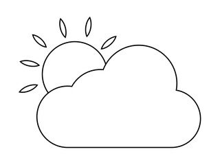 cloud with sun