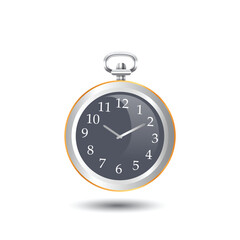 Silver watch vector with Background