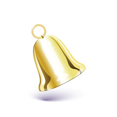 Golden bell vector with Background