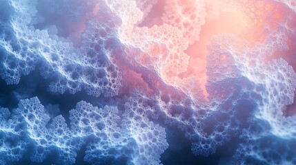 Naklejka premium a cloud with a pink and blue hue