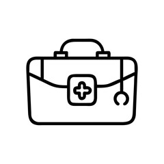Icon of a doctorchest / first aid kit