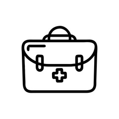 Icon of a doctorchest / first aid kit