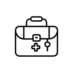 Icon of a doctorchest / first aid kit