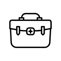 Icon of a doctorchest / first aid kit