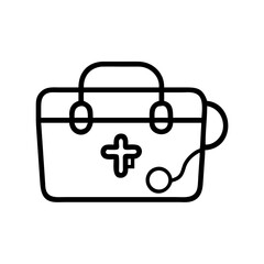 Icon of a doctorchest / first aid kit