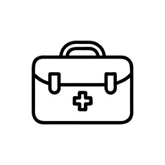 Icon of a doctorchest / first aid kit