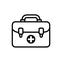Icon of a doctorchest / first aid kit