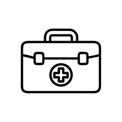 Icon of a doctorchest / first aid kit