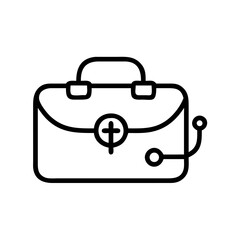 Icon of a doctorchest / first aid kit