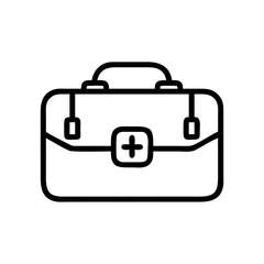 Icon of a doctorchest / first aid kit