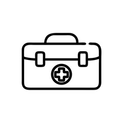 Icon of a doctorchest / first aid kit