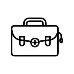 Icon of a doctorchest / first aid kit