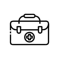 Icon of a doctorchest / first aid kit