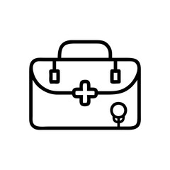 Icon of a doctorchest / first aid kit