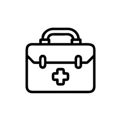 Icon of a doctorchest / first aid kit