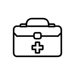 Icon of a doctorchest / first aid kit