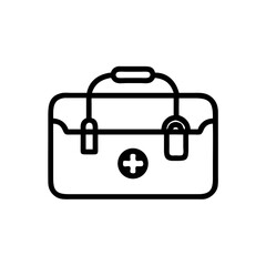 Icon of a doctorchest / first aid kit