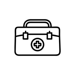 Icon of a doctorchest / first aid kit