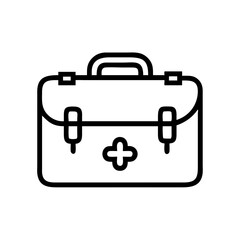 Icon of a doctorchest / first aid kit