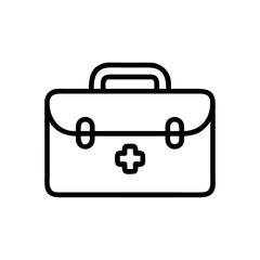 Icon of a doctorchest / first aid kit