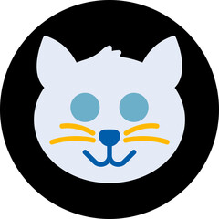 Animal single vector icon illustration