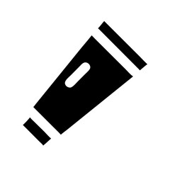 Tube of Paint or Cream for Design Use Icon Design