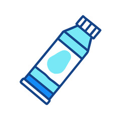Tube of Paint or Cream for Design Use Icon Design