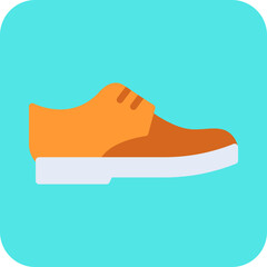 Shoe single vector icon illustration