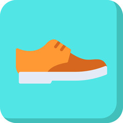 Shoe single vector icon illustration
