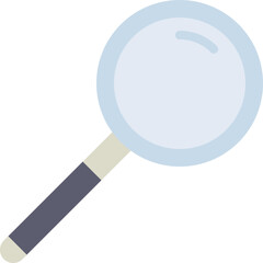Magnifying glass single vector icon illustration