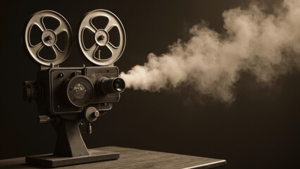 Obraz premium Projector smoke effect