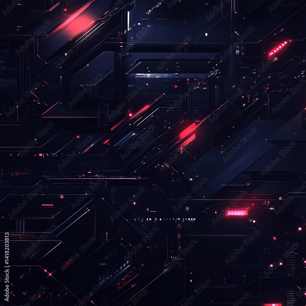 Aufkleber exploring dark mode technology a visual journey through digital backgrounds and design elements