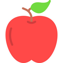 Apple single vector icon illustration