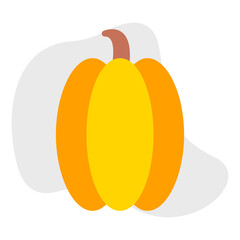 Carambola single vector icon illustration