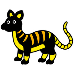 set of cartoon animals vector