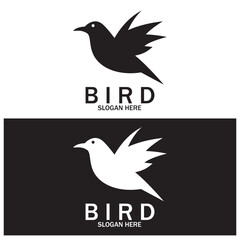 Canary Bird Simple logo design