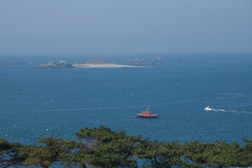 Obraz premium Joli paysage de mer à Trébeurden en Bretagne