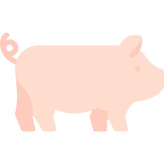 Farm Animal single vector icon illustration