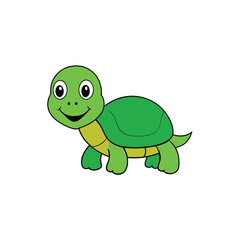 Naklejka premium funny turtle cartoon