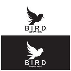 Canary Bird Simple logo design