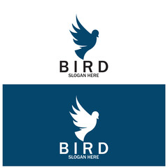 Fototapeta premium Canary Bird Simple logo design