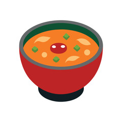 tomato soup in a bowl