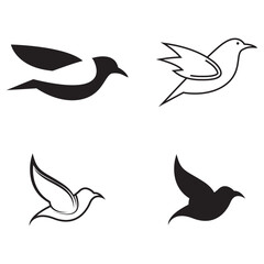 Canary Bird Simple logo design