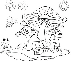 A cartoon vector illustration depicts a seamless pattern of marine fish and other sea animals in their underwater ocean habitat