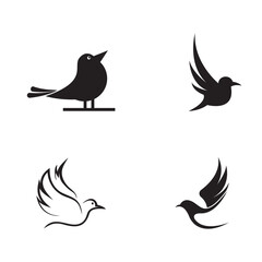 Canary Bird Simple logo design