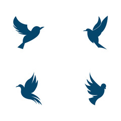 Canary Bird Simple logo design