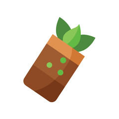 green plant on a white background