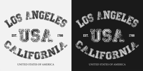 Retro typography university united states state vintage slogan print, 
highlighted grunge texture for graphic t-shirt or sweatshirt hoodie - Vector