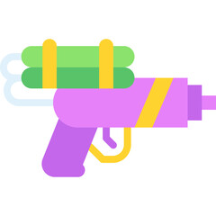 Water Gun single icon vector illustration