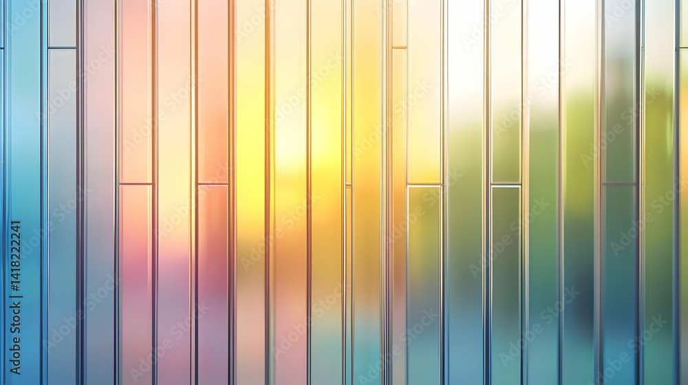 Poster abstract colorful vertical geometric pattern background